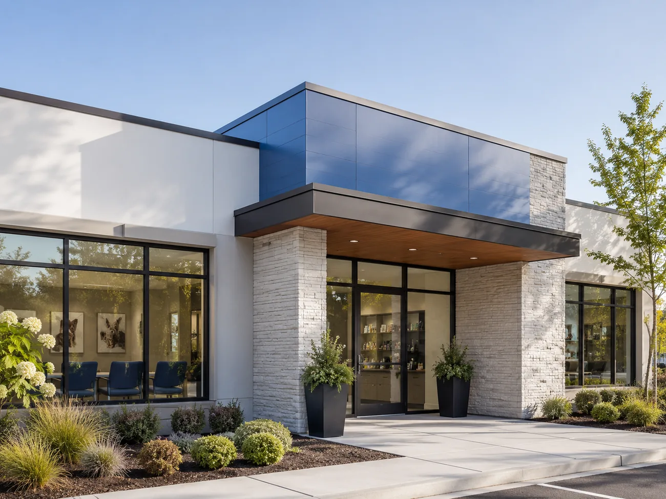 Exterior of Cascade Veterinary's Ballard hospital
