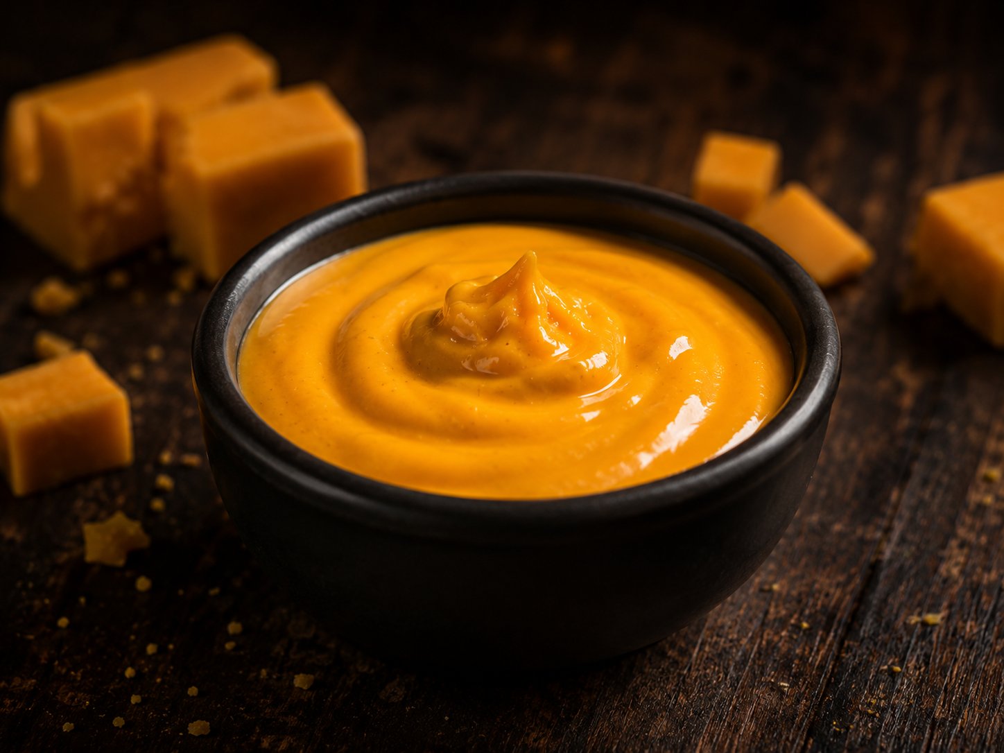 Cheddar sos siyah kasede.