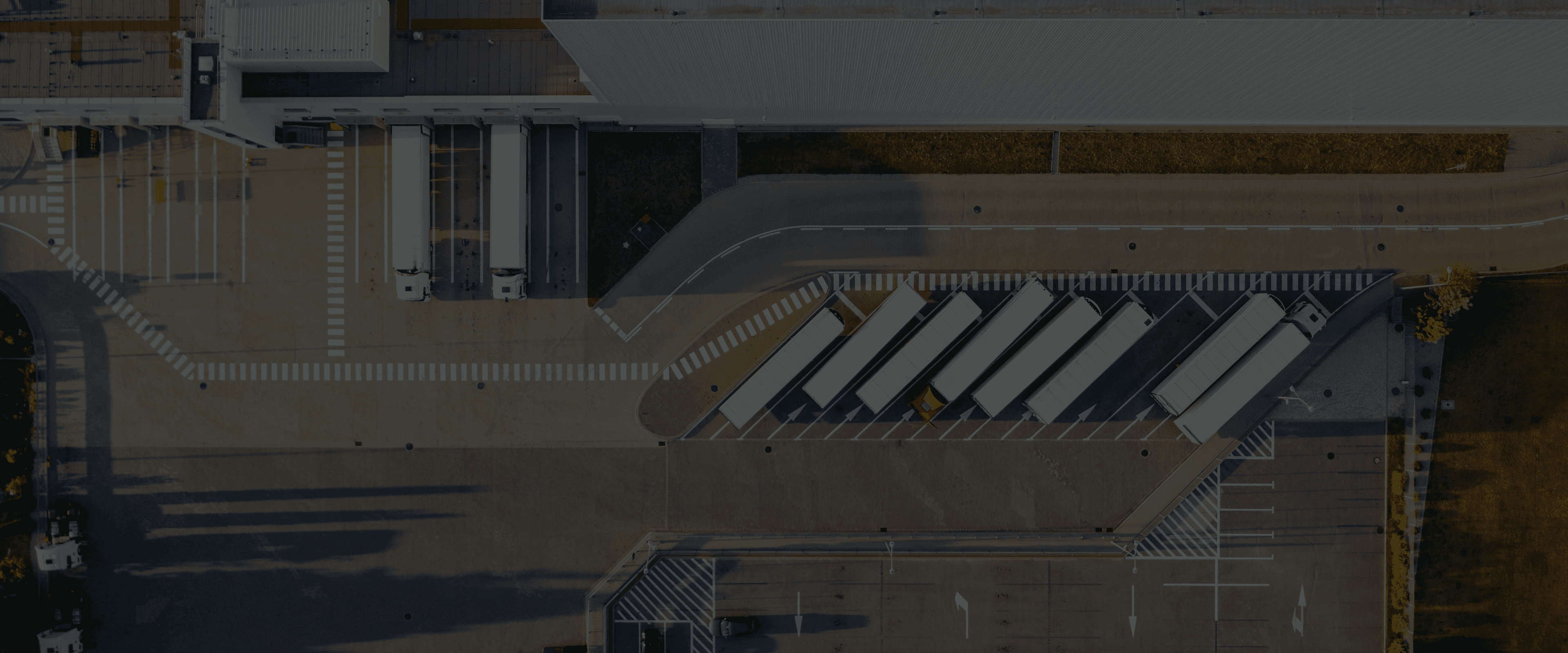 Logistics aerial view