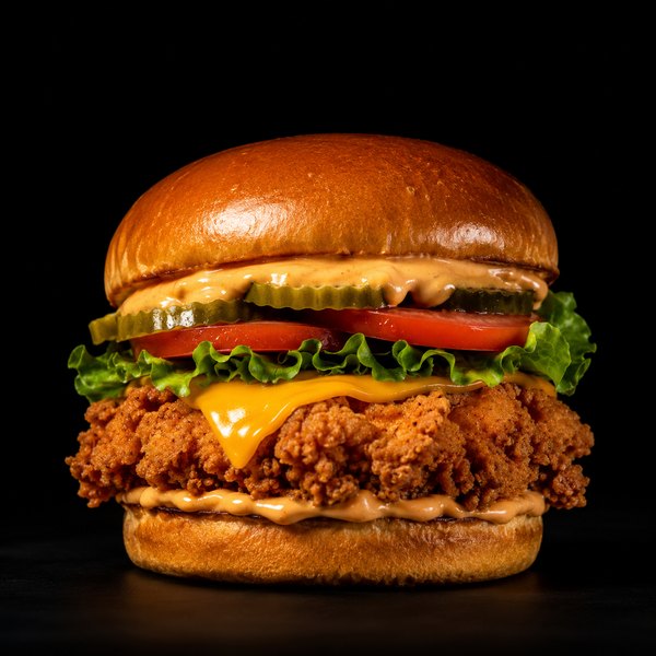 Çıtır tavuk burger